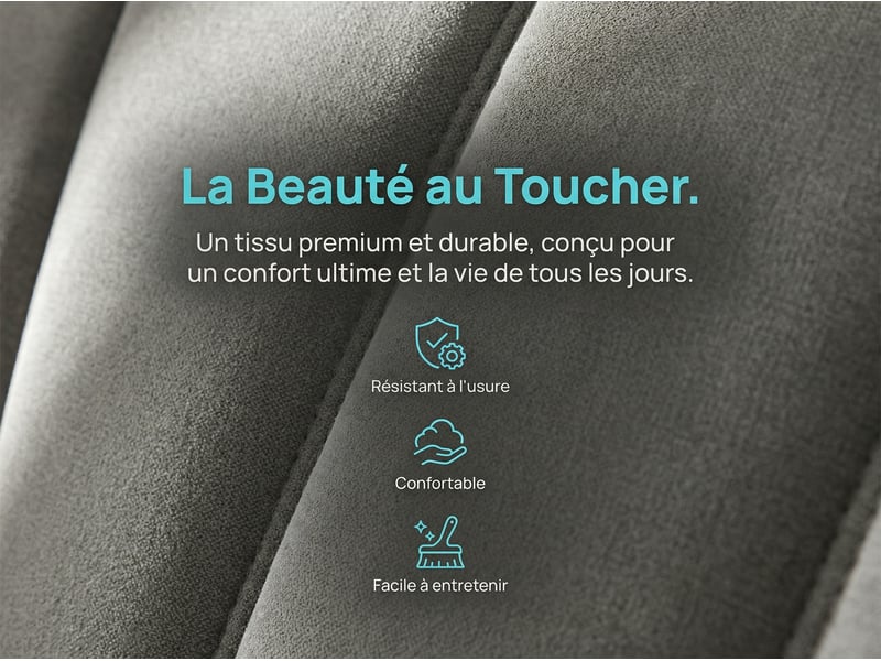  Lit coffre 140x190 cm - tiroirs de rangement - led rgb intégrée - usb type-c - tête de lit avec rangement - velours  - Conforama D