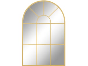 Miroir arrondi(e) à fixer coloris doré <strong>DESMIU</strong> <strong></strong> - 91 cm x 60 cm