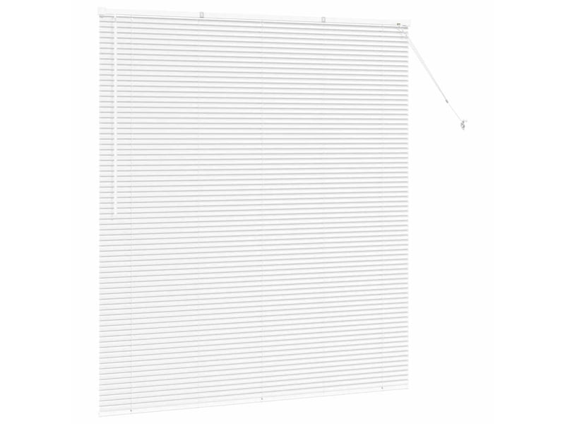 Store vénitien, store de fenêtre blanc 175 x 160 cm 25 mm aluminium cf47763 - Conforama E
