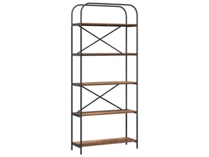 Étagère 5 niveaux, étagère de rangement 80 x 30 x 183 cm bois d'ingénierie shl2000
