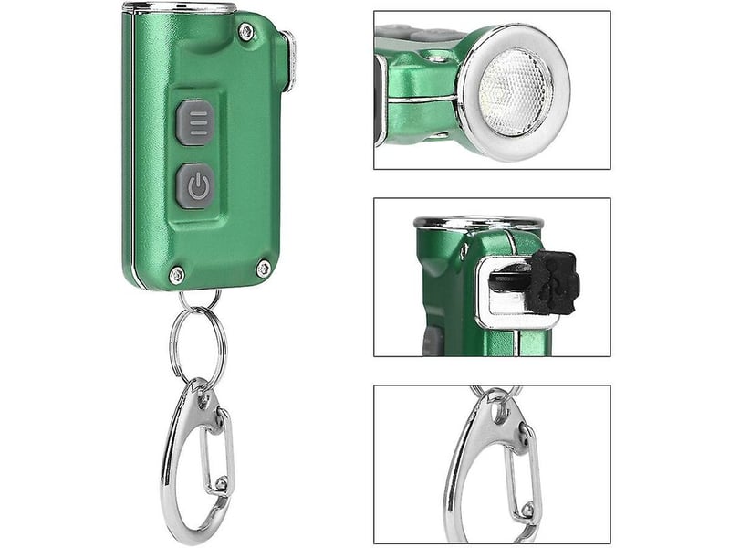  Camping en plein air équitation portable alpinisme lumière mini éblouissement porte-clés lumière  - Conforama A