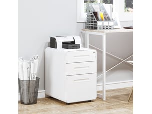 Bibliotheque coloris blanc 3 étagère(s) <strong>FLORAGRACE</strong> <strong></strong> - 48 cm x 59 cm