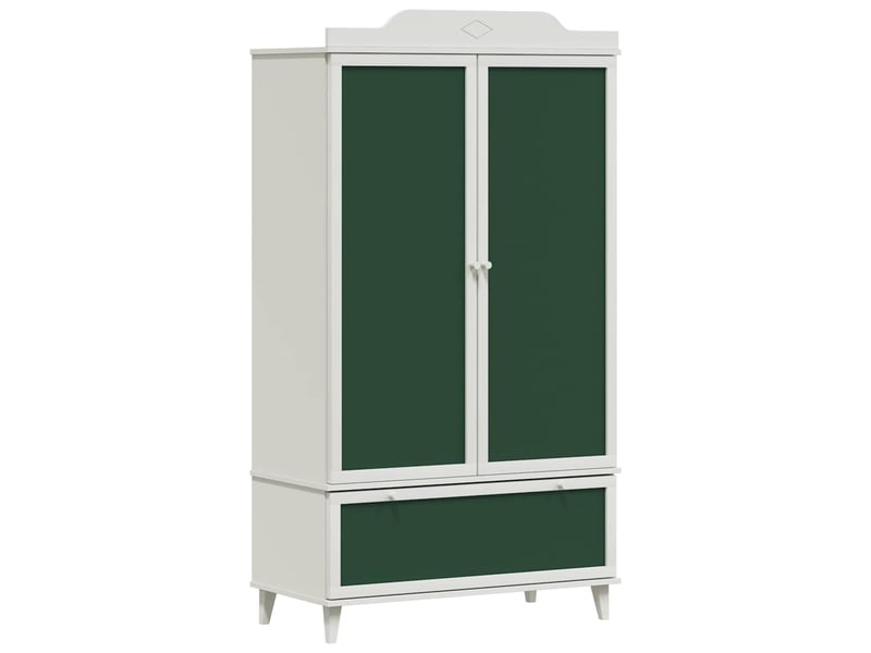  Armoire de rangement créatif pour enfants roros blanc 90x45x165 cm  - Conforama A