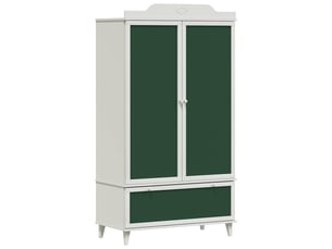 Armoire de rangement créatif pour enfants roros blanc 90x45x165 cm