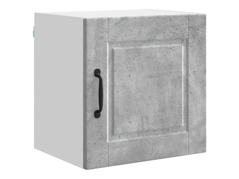  Meuble mural de cuisine | armoire de cuisine 2 pcs gris béton bois d'ingénierie shl1801  - Conforama E