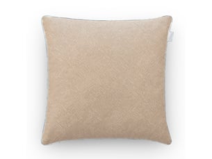Housse de coussin carrée fuji 45 x 45 cm avec garniture de 21 cm, sans rembourrage.