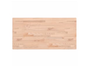 Comptoir de salle de bain, plan de travail 80x40x1,5 cm bois massif de hêtre cf65764
