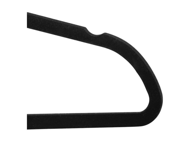  Lot de 30 cintres antidérapants en abs floqué, pour le rangement de vêtements à la maison. Porte-vêtements magique et sans coutures.........  - Conforama D