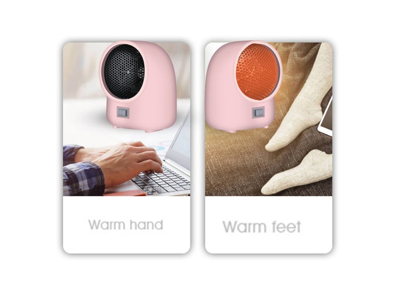  Mini chauffage d'appoint à chauffage rapide avec protection contre la surchauffe, idéal pour les petits espaces, prise ue 220 v  - Conforama D