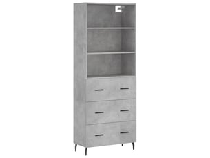 Buffet 0 porte(s) 3 tiroir(s) LES TENDANCES - 69.5 cm coloris gris