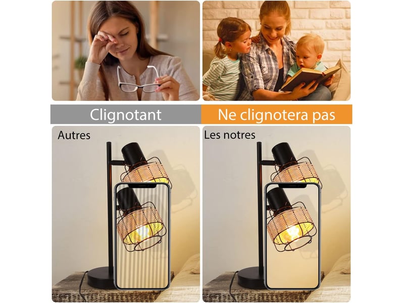 4 ampoules e27 g80 4w 2200k 260lm dimmable - Conforama D