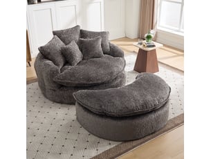 Fauteuil convertible MODFU Polyester gris
