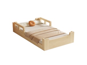 Lit simple 90x200 cm    coloris naturel