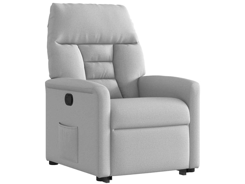 Fauteuil inclinable, fauteuil relax gris nuage tissu shl69570 - Conforama D