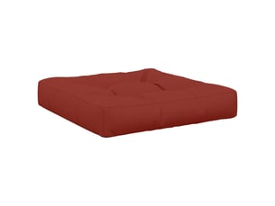 Coussin de siège, coussin d'assise 1 pièce vianen 100 % polyester rouge cf55786