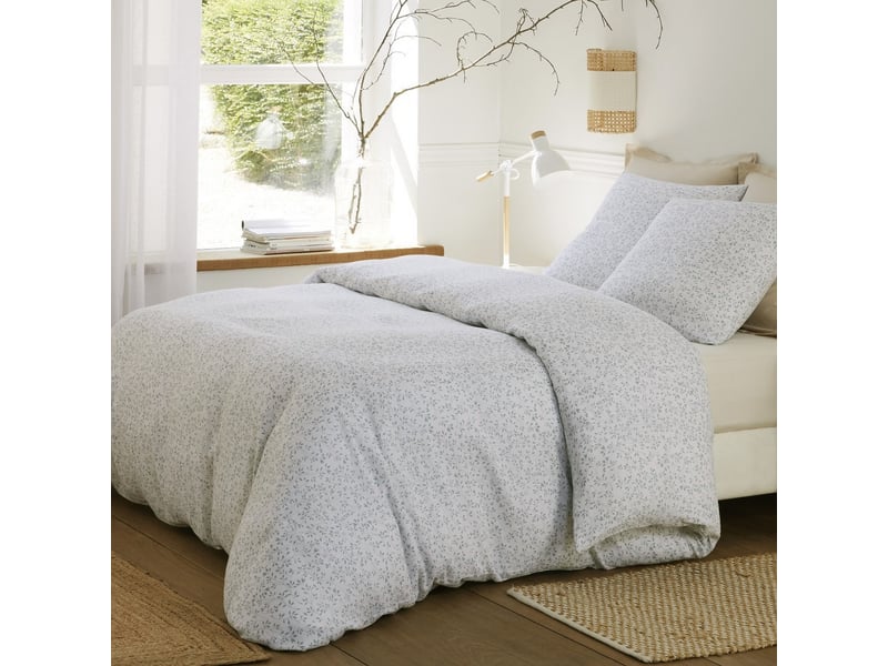  Parure de lit 220x240 cm gaze de coton murmure PD23729 - Conforama B