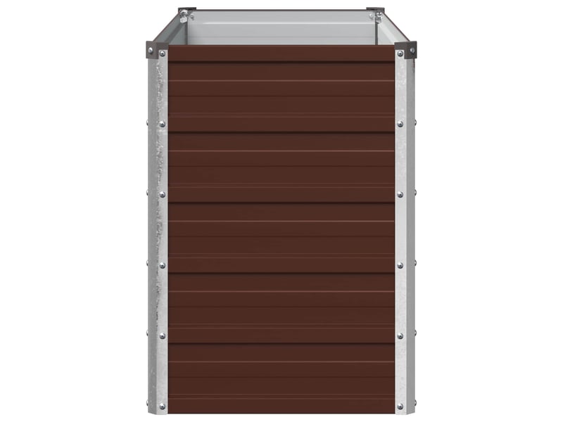  Jardinière - jardin surélevé marron 100 x 40 x 55 cm acier laminé à froid  - Conforama D