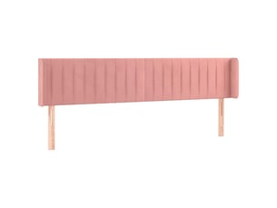 Tete de lit A poser largeur 203 cm rose