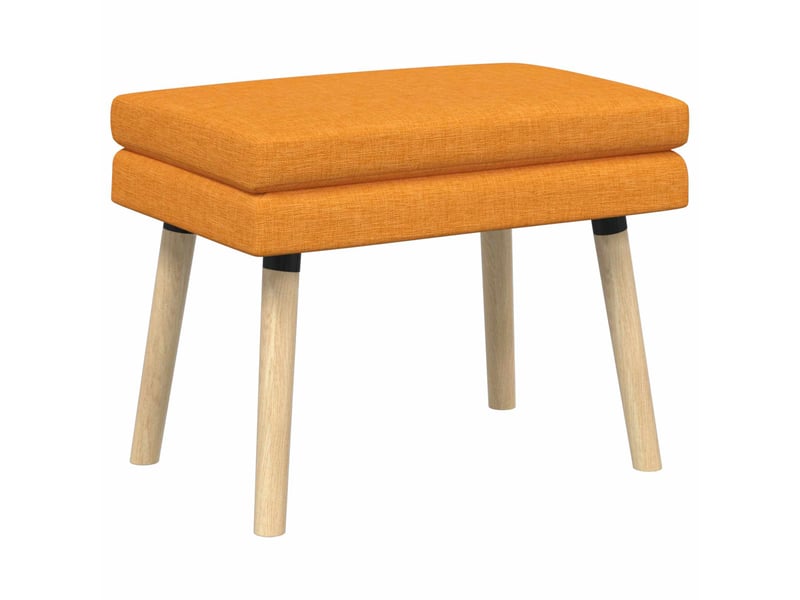  Banc d'entrée, banc à double couche jaune foncé 60x40x46 cm tissu  - Conforama A