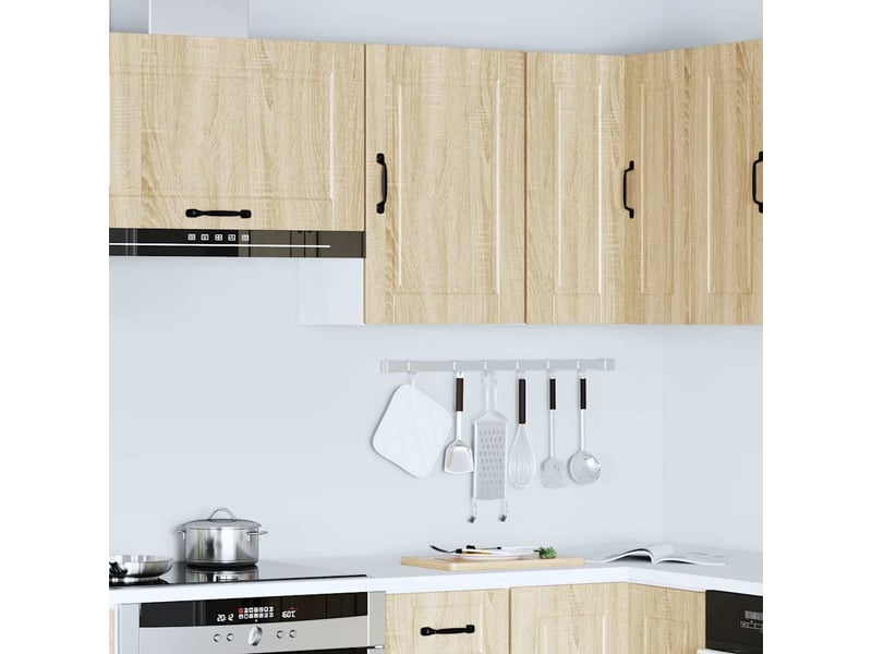  Meuble de rangement, armoire murale de cuisine porto chêne sonoma bois d'ingénierie shl900  - Conforama D