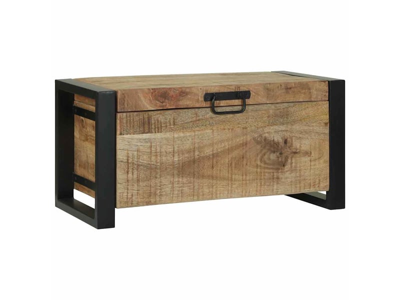Coffre de rangement, boîte de rangement marron 60x30x30 cm - Conforama C