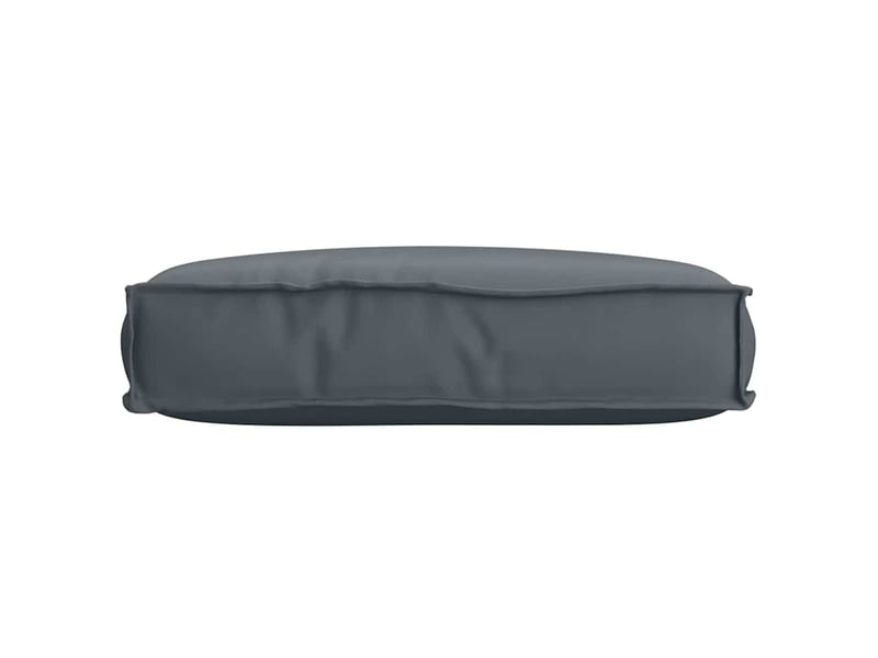  Coussin d'assise, coussin pour chaisecanapé tissu oxford anthracite 60 x 40 x 8 cm cf56641  - Conforama C