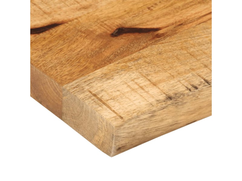 Vidaxl dessus de table 180x40x3,8cm bord vif bois massif manguier brut - Conforama E