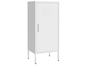 Armoire de rangement, rangement bureau blanc 42,5x35x101,5 cm acier shl4242