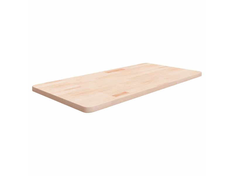  Comptoir de salle de bain, plan de travail 100x50x2,5 cm bois massif non traité cf65704  - Conforama B