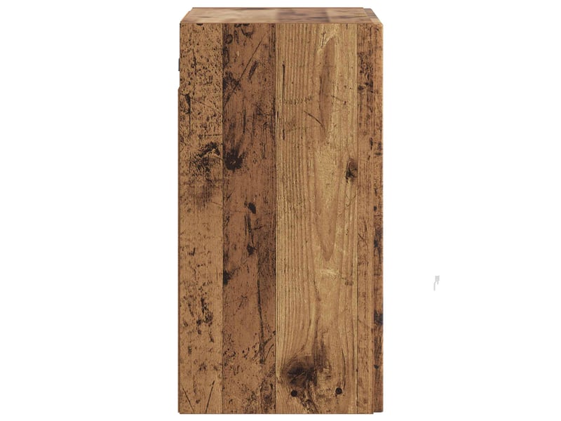 Armoire murale salon, meuble de rangement 59x31x60cm bois d'ingénierie bois ancien shl1699 - Conforama E