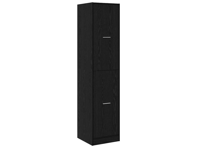 Meuble de rangemenrt, cabinet de pharmacie chêne noir 40 x 41 x 174.5 cm  - Conforama E