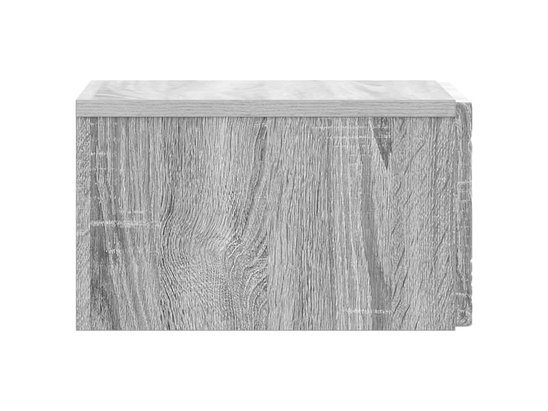  Table de chevet - cabinet de chevet - table de nuit mural sonoma gris 49 x 34,5 x 20 cm  - Conforama D