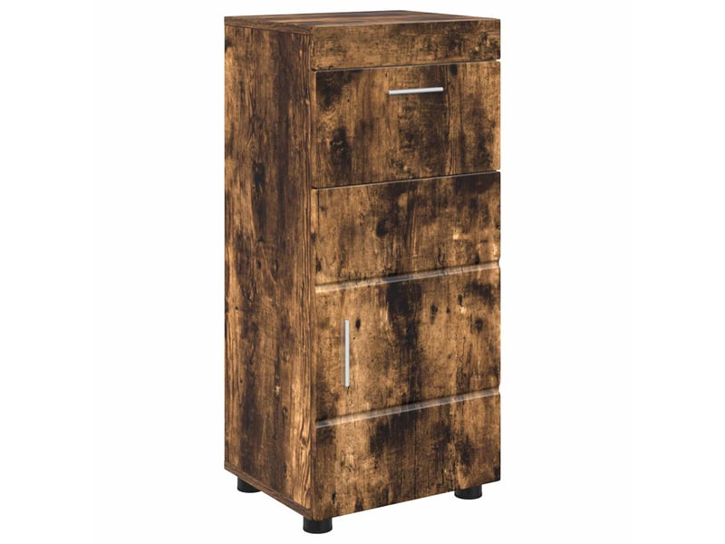 Ensemble d'armoire de salle de bain tulum chêne fumé cf62979 - Conforama A