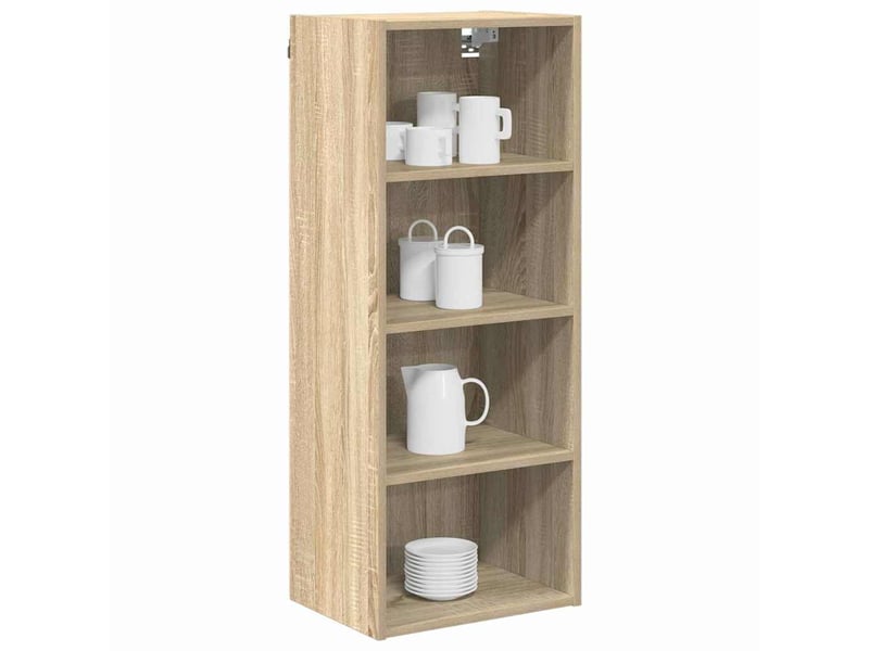  Meuble de rangement cuisine, armoire suspendue chêne sonoma 40x29,5x100cm  - Conforama C