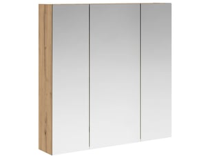 Amoire de salle de bain, meuble de salle de bain avec miroir chêne artisanal shl7103