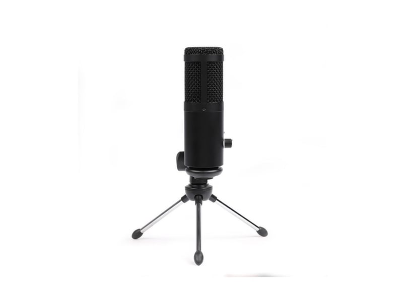  Microphone usb de bureau cardioide tea262 avec trépied pliable  - Conforama D
