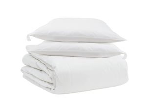 Ensemble de duvet avec oreiller 3 pcs - couette blanc plume de canard