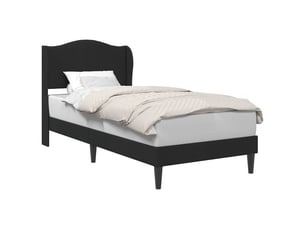 Lit simple 80x200 cm coloris noir