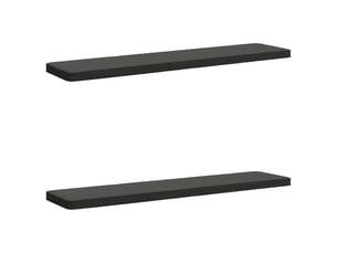 Lot de 2 coussins de banc, coussins d'assise vught 100 % polyester anthracite cf57756