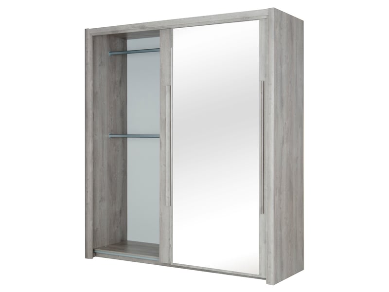 Armoire 2 portes L.183 cm CYRUS L183 - Conforama G