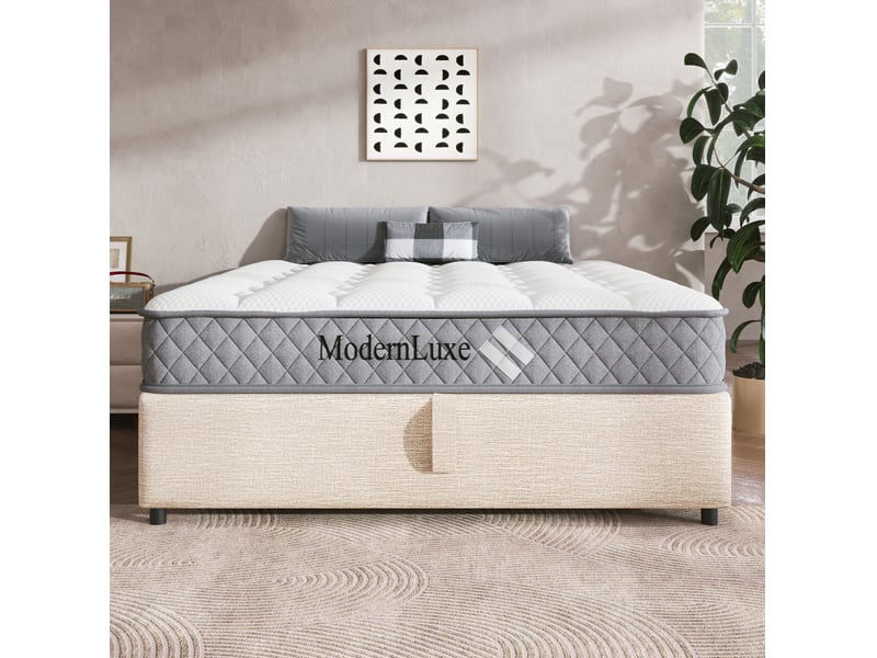  Matelas à ressorts ensachés modenvie 180 x 200 cm 7 zones h3 mi-ferme 20 cm  - Conforama D