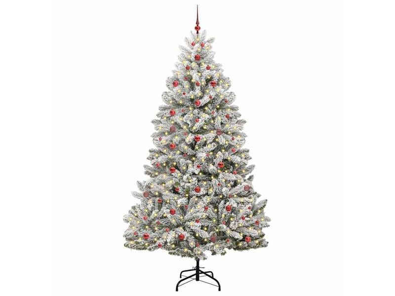  Sapin de noël - arbre de noël artificiel 240 cm 300 led blanc chaud  - Conforama C