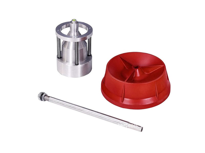  Équilibreuse de roue portable outil d'équilibrage pour pneus 1,5 à 4 pouces argenté et rouge  - Conforama A