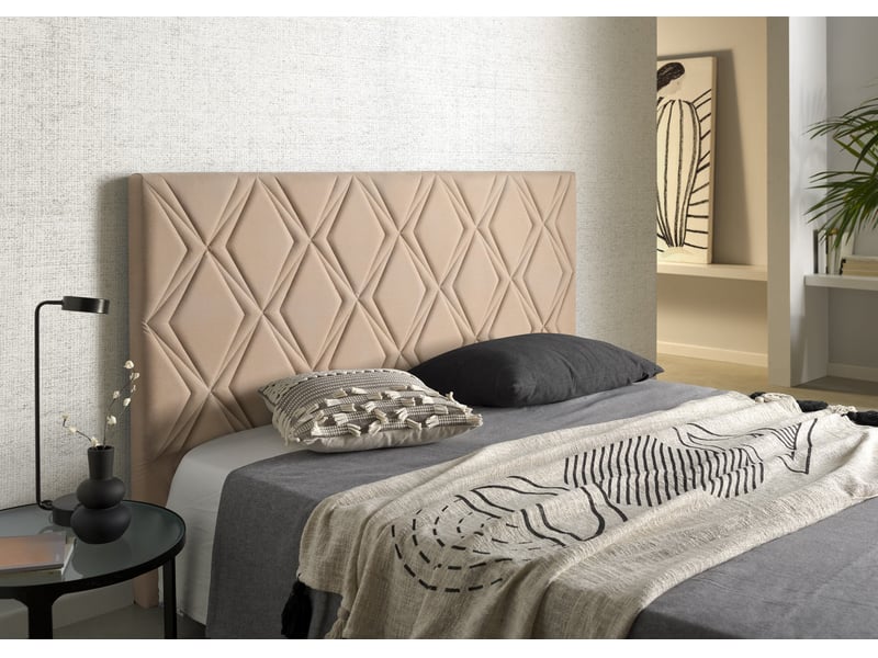  Tête de lit en tissu anti-taches rubí - tissu anti-taches, rembourrage mousse 8435720010305 - Conforama C