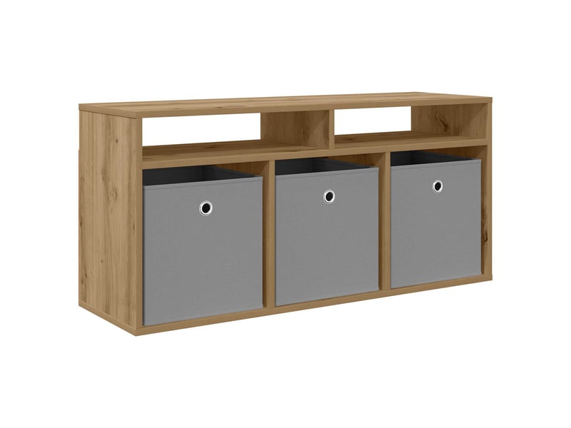  Meuble tv - basboard 102 x 32 x 48,5 cm chêne artisanal  - Conforama A