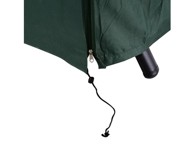  Housse de protection pour balançoire de jardin 205 x 124 x 164 cm vert foncé, polyester imperméable  - Conforama E