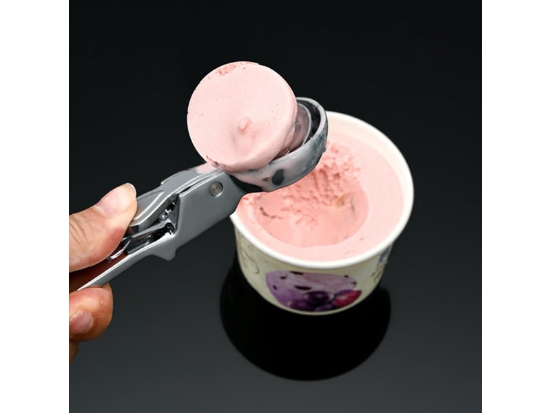 Petite cuillère à biscuits, cuillère à crème glacée, boule de melons et biscuits, déclencheur melons baller good grips antidérapant libération rapide - Conforama D