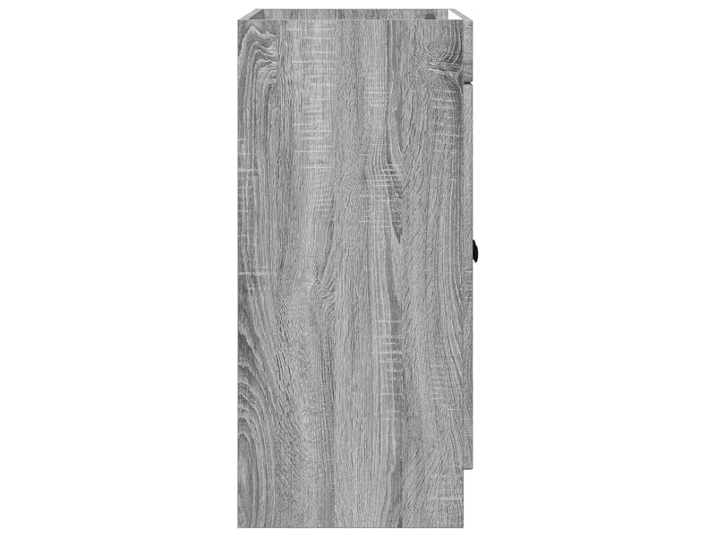  Armoire sous évier de salle de bain, meuble de rangement sonoma gris shl972  - Conforama E
