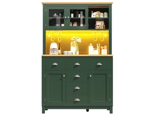 Buffet 4 porte(s)   MIVRAY   - 104 cm coloris vert 