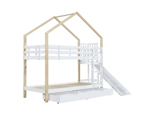Lit superposé 90x200 cm <strong></strong>  <strong></strong> coloris blanc